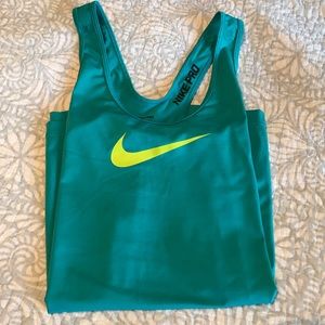 Nike Pro Women’s workout top in blue